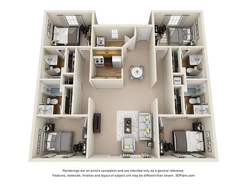 Floor plan 4-4fd