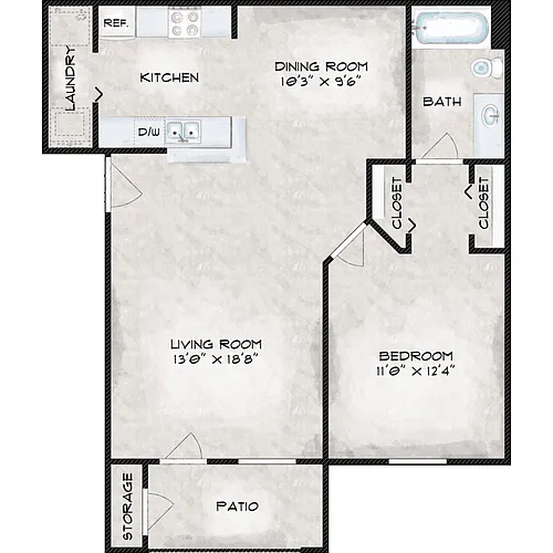 Floor plan A