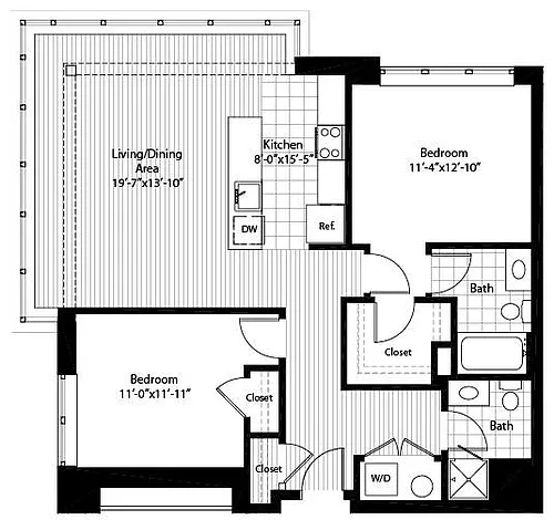 Floor plan B6