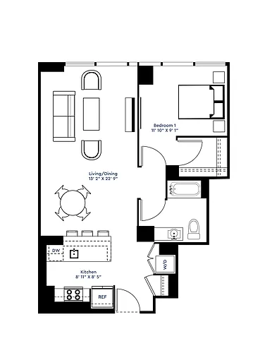 Floor plan A13