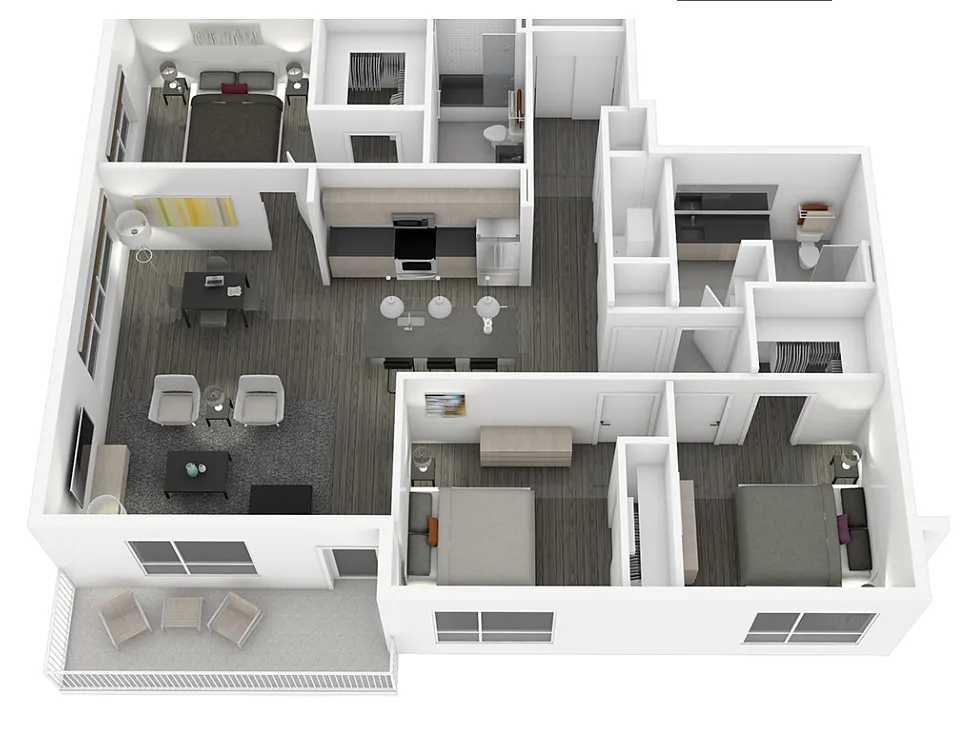 Floor plan 3A