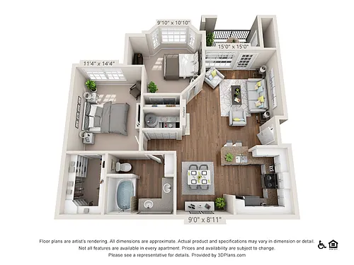 Floor plan B