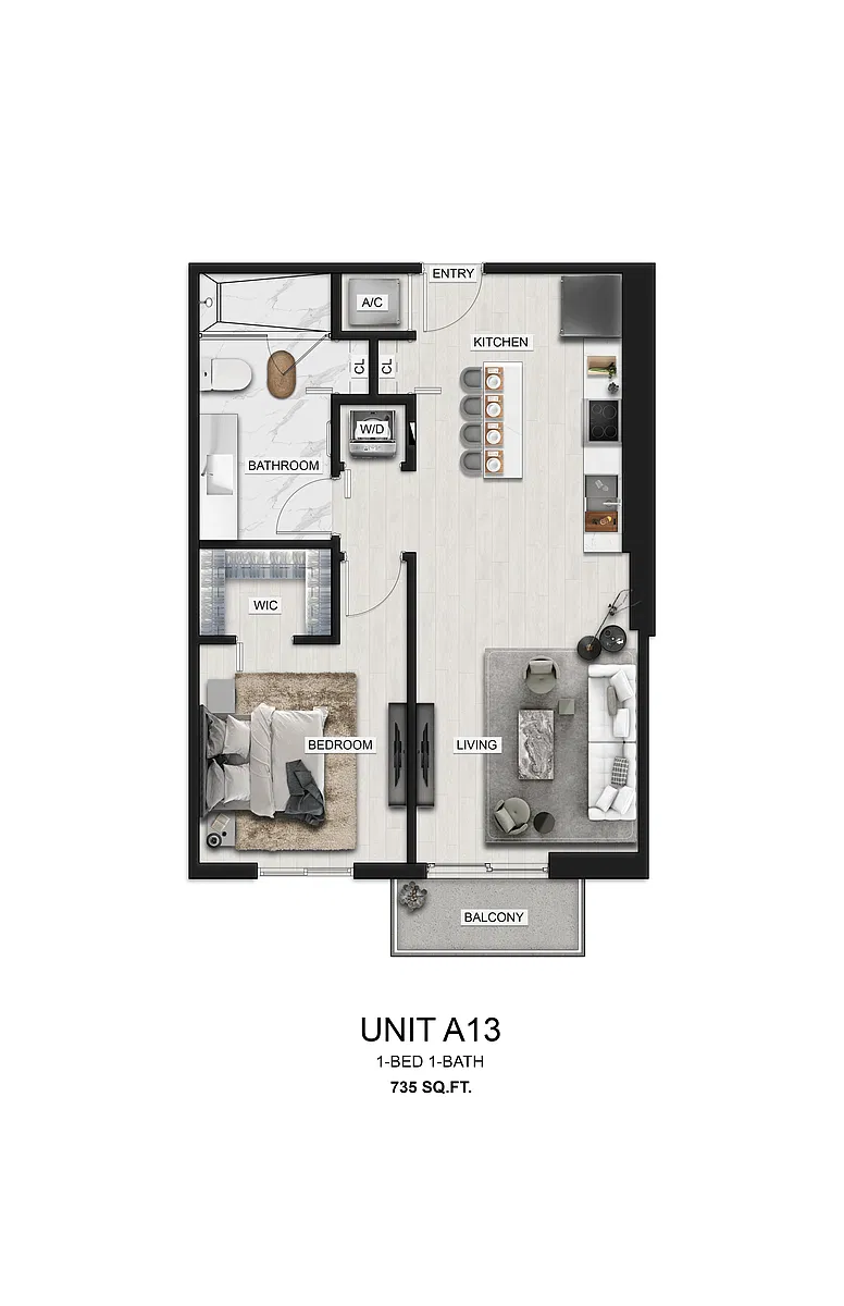 Floor plan A13