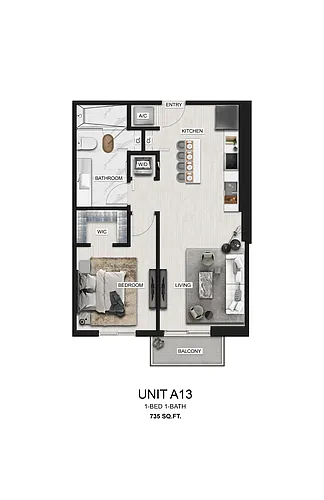 Floor plan A13