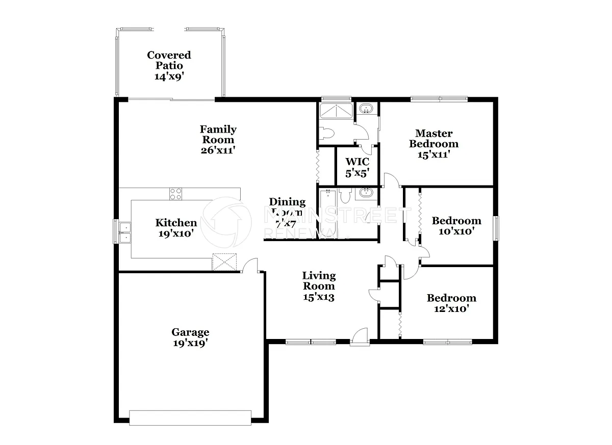 Floor Plan - 3651 Coppertree Cir