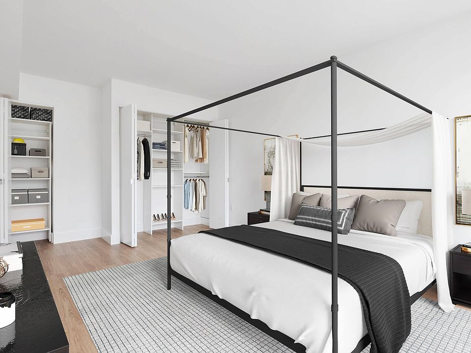 Bedroom with plenty of closet space