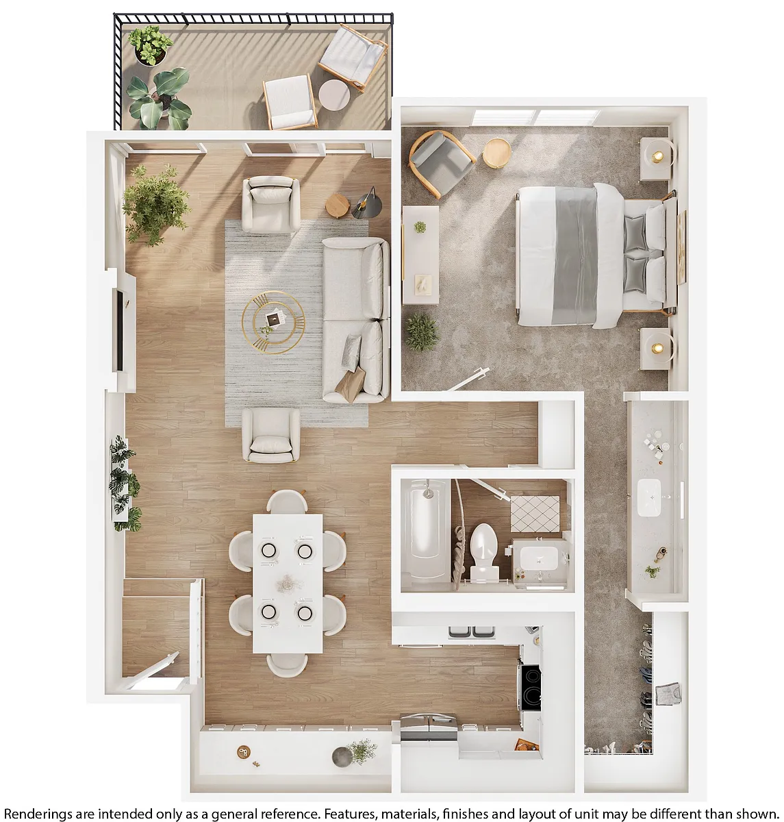 Floor plan A3 - Renovated