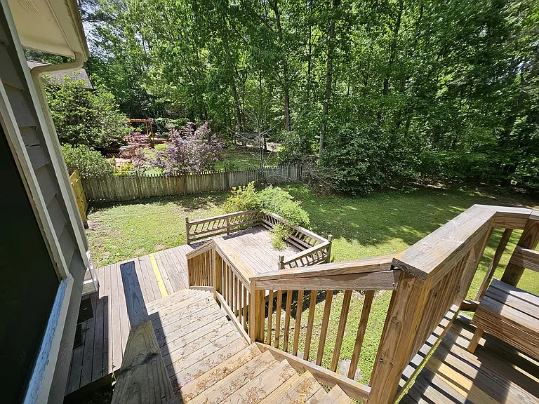 Back deck
