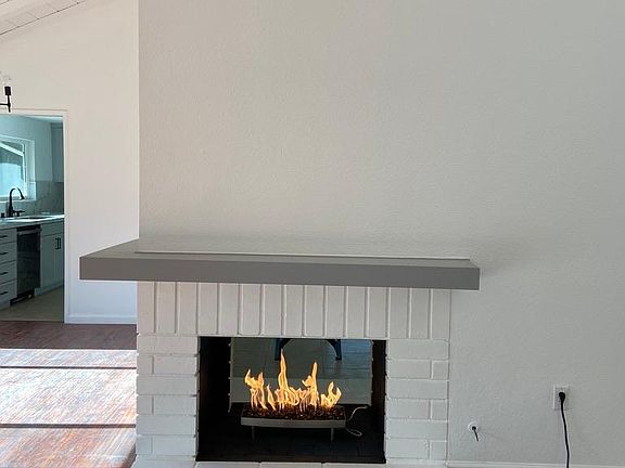 See Through Fireplace