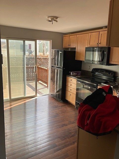 kitchen out to deck