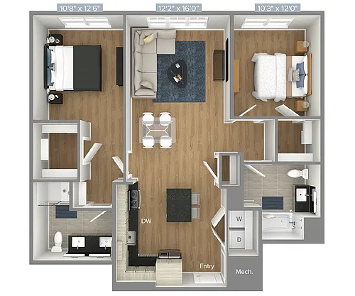 Floor plan B3-1111