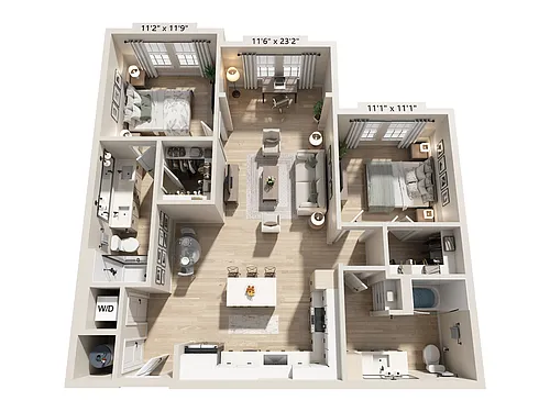 Floor plan B1.S