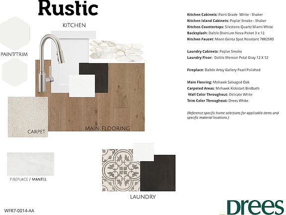 Colinas B selection sheet