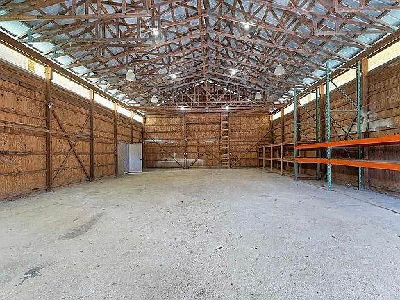 Main area in pole barn