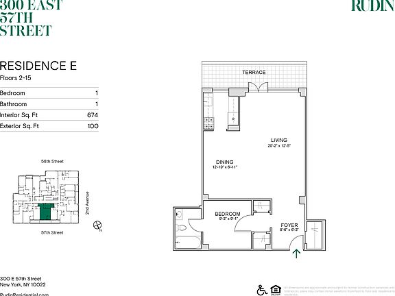 2nd image of 300 E 57th St APT 13E
