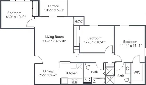 Floor plan Saxon