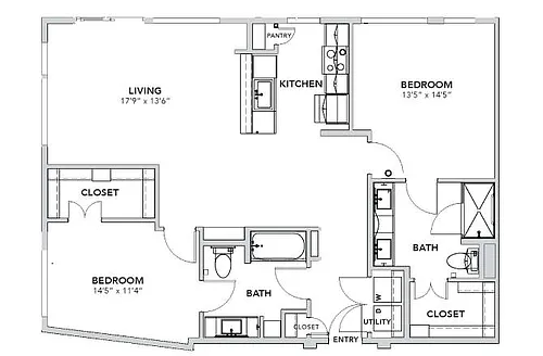 Floor plan B2 - III