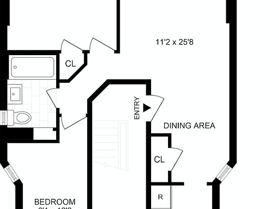 2nd image of 107 W 106th St APT 1A