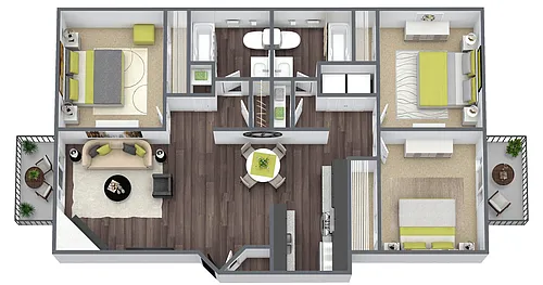 Floor plan Juliette - Renovated
