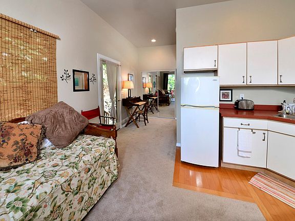 Trundle bed, can sleep two separately or together. Note second/rear entry - completely private.