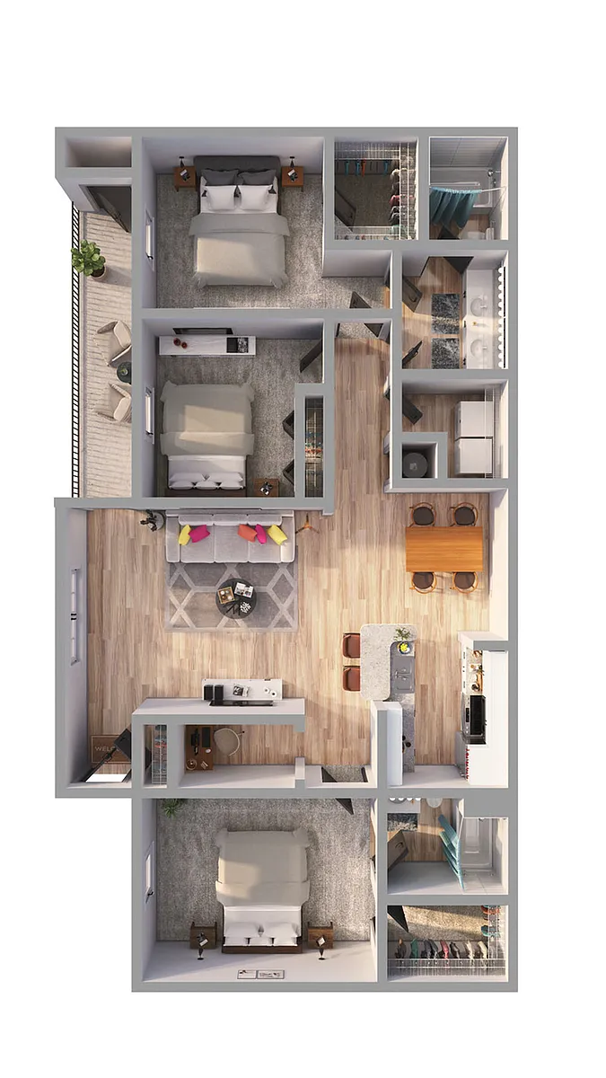 Floor plan C1-L2