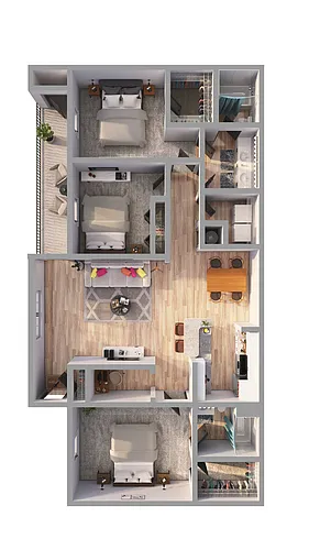 Floor plan C1-L2
