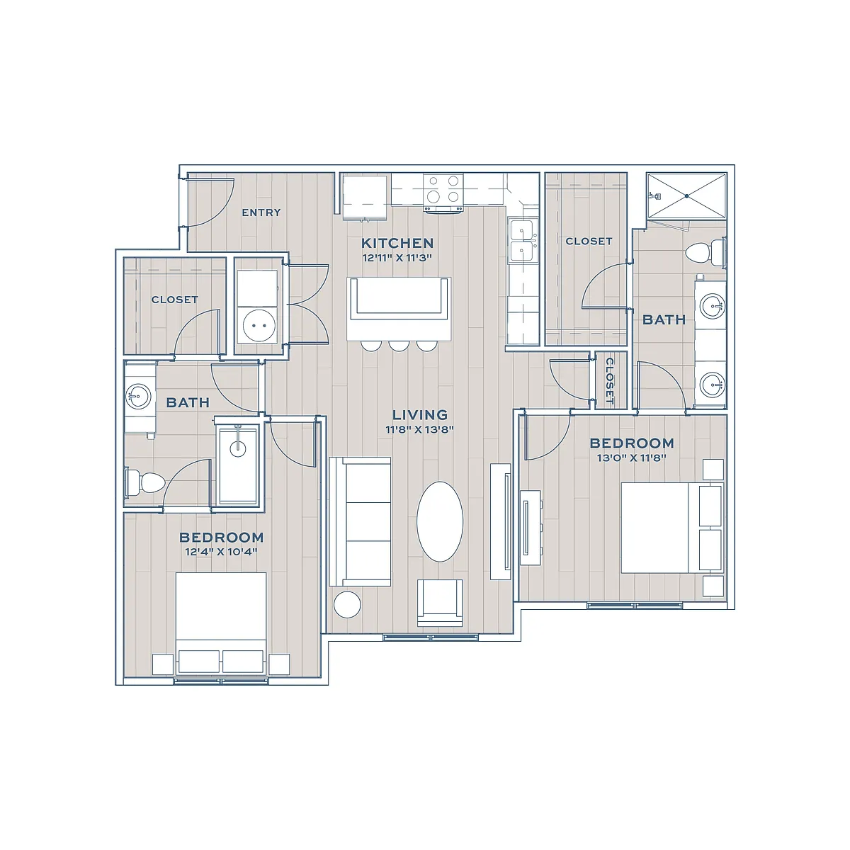 Floor plan B2