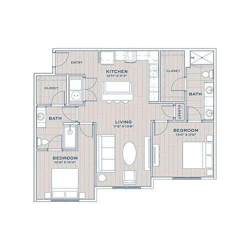 Floor plan B2