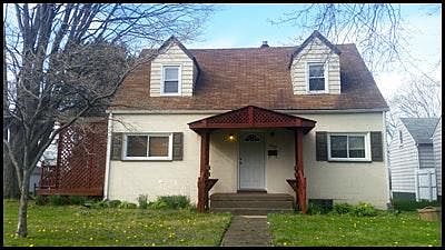 front of house on quiet street