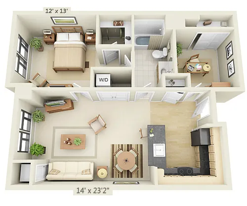 Floor plan A3D-945