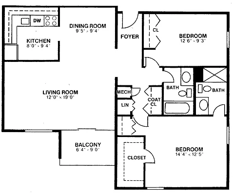Floor plan B8