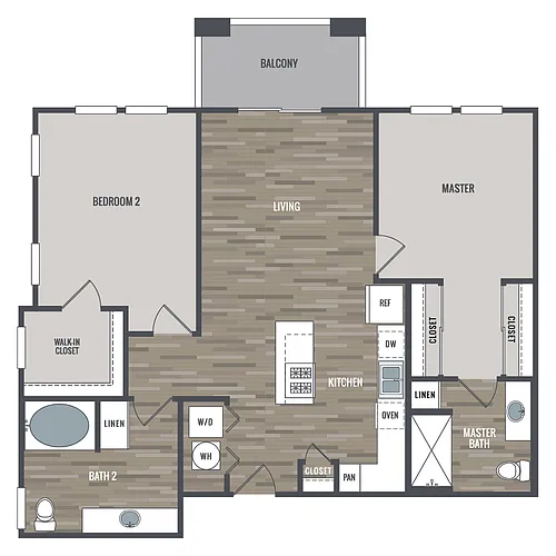 Floor plan 2C
