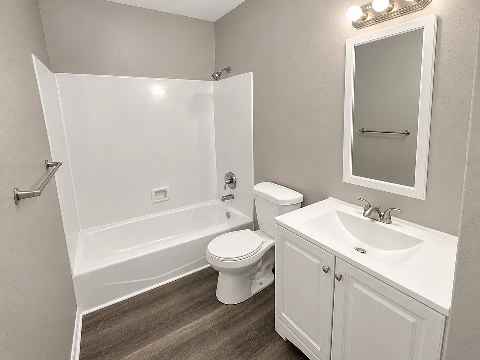 Bathroom tub and surround resurfaced in December. Lighting and mirror updates in December also.