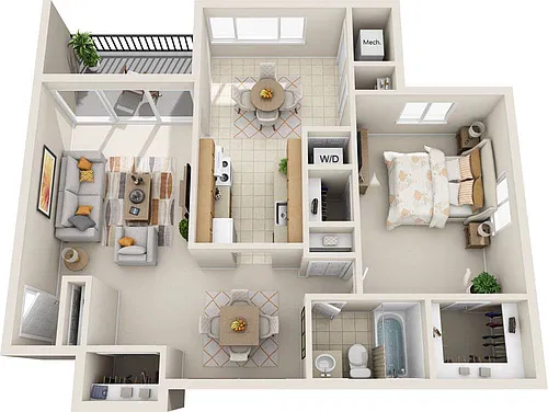 Floor plan Ascott (PPF)