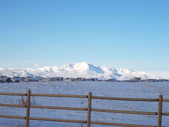 Pike Peak from Patio across Golf Course
