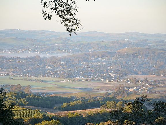 View from back porch: Valley