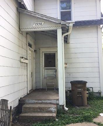Unit # 3 enters on the left (# 2 door is on the right, but # 2 tenants don't use this door.)