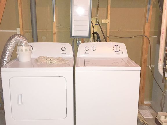 Washer and dryer are shared with upstairs unit. NOT coin-ope
