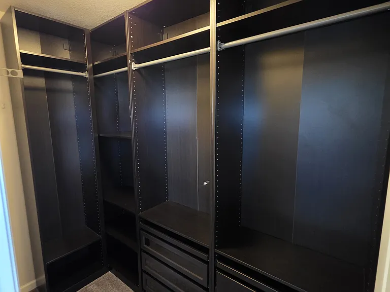 Walk in closet with Wardrobe