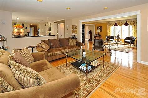 Family room into K and LR