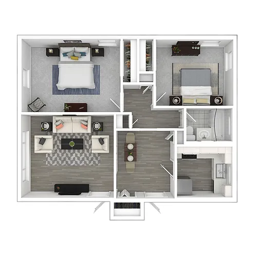 Floor plan Two Bedroom