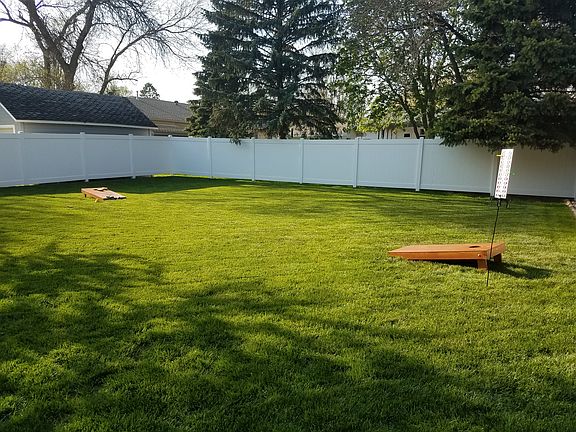 White Vinyl Fence