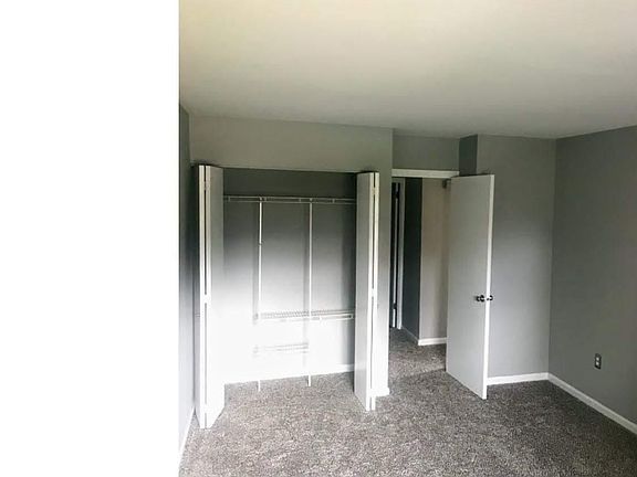 bedroom and closet