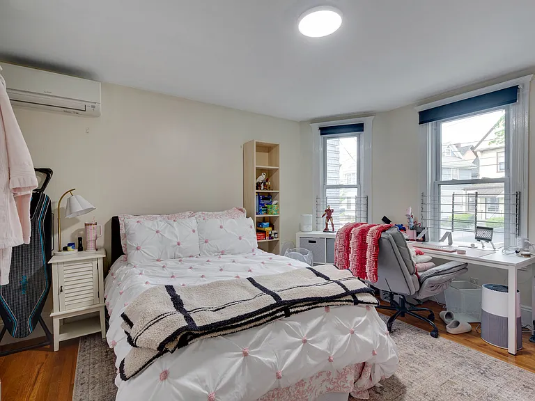 Front right bedroom with bay windows