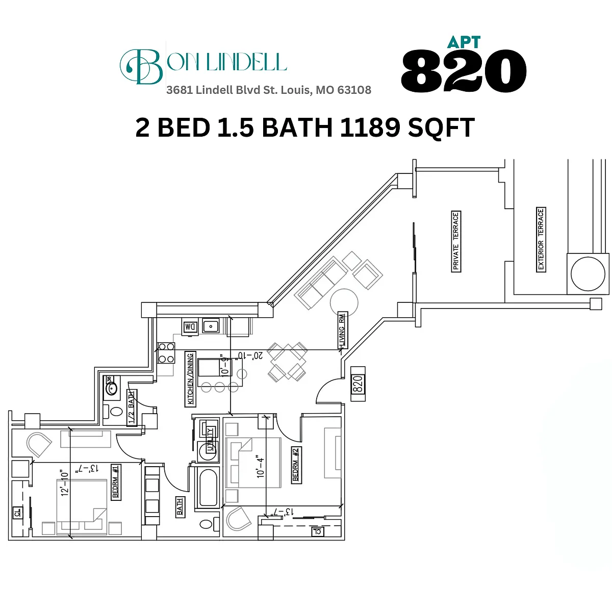 Floor plan 820