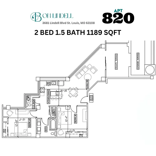 Floor plan 820