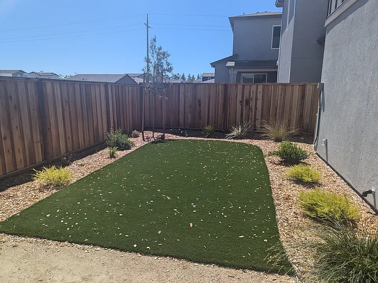 Oudside area of the model home. The actual area will be different. We will post pictures when available.
