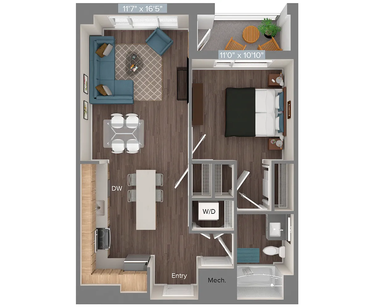 Floor plan A2-702S-2-1014