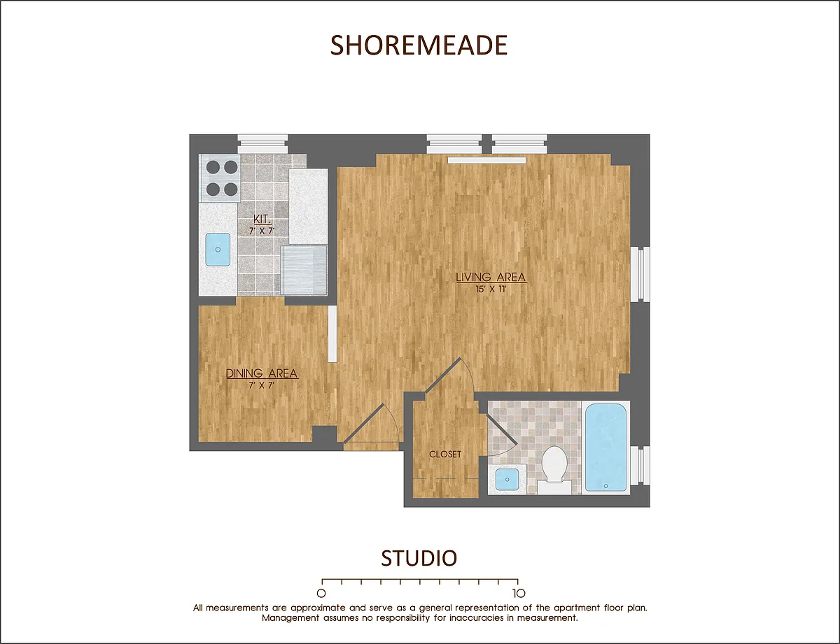 Floor plan Studio