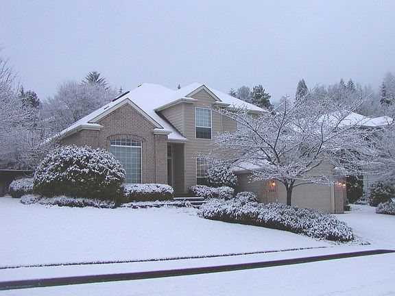 Winter at Honeysuckle Dr